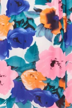 Blue Chiffon Maxi Dress -Dazzle Dresses 00100020965 ZS