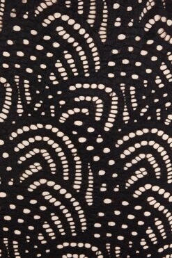 Black Lace Fishtail Maxi Dress -Dazzle Dresses 00100026146 ZS