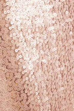 Pink Sequin Puff Sleeve Dress -Dazzle Dresses 00100031896 ZS