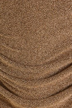 Gold Glitter Bodycon Mini Dress -Dazzle Dresses 00100032209 ZS