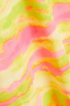 Lime Marble Print Tie Back Midi Dress 11 Lime Marble Print Tie Back Midi Dress -Dazzle Dresses 00100033378 ZS