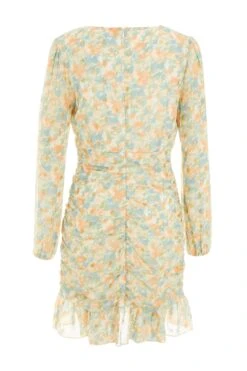 Multicoloured Floral Bodycon Mini Dress -Dazzle Dresses 00100035162 ZB