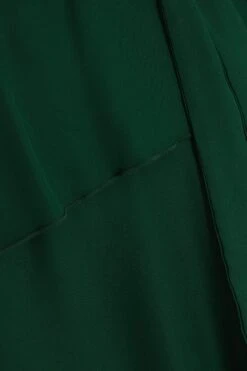 Green Chiffon Wrap Maxi Dress -Dazzle Dresses 00100035677 ZS