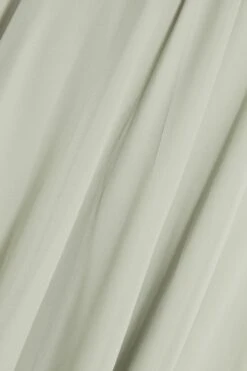 Sage Chiffon Backless Maxi Dress -Dazzle Dresses 00100036146 ZS