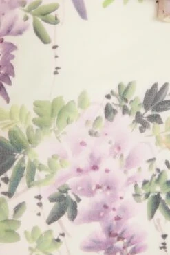 White Chiffon Floral Frill Maxi Dress -Dazzle Dresses 00100036290 ZS