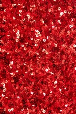 Red Sequin Bow Bodycon Mini Dress -Dazzle Dresses 00100036356 ZS