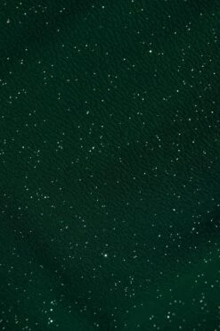 Bottle Green Glitter Wrap Tie Midi Dress -Dazzle Dresses 00100036413 ZS