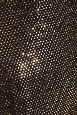 Gold Sequin Cowl Neck Mini Dress -Dazzle Dresses 00100036649 ZS