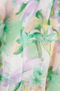 Multicoloured Tropical Print Midaxi Dress -Dazzle Dresses 00100037130 ZS