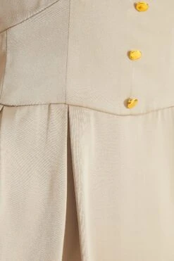 Stone Satin Button Shirt Mini Dress -Dazzle Dresses 00100037131 ZS