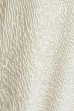 Champagne Plisse Split Maxi Dress -Dazzle Dresses 00100037348 ZS