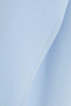 Light Blue Ruched Maxi Dress -Dazzle Dresses 00100037582 ZS