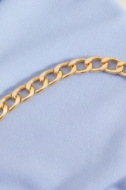 Blue Chain Ruched Midi Dress -Dazzle Dresses 00100038212 ZS