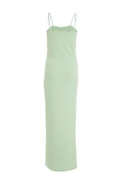 Sage Cross Front Maxi Dress -Dazzle Dresses 00100038434 ZB