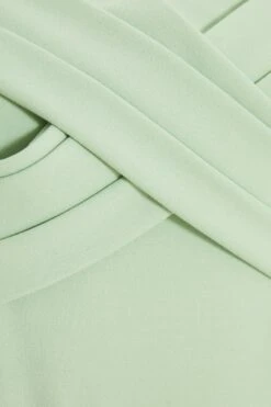 Sage Cross Front Maxi Dress -Dazzle Dresses 00100038434 ZS