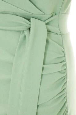 Sage Wrap Maxi Dress -Dazzle Dresses 00100038458 ZS