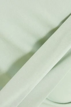 Sage Long Sleeve Frill Midi Dress -Dazzle Dresses 00100038498 ZS