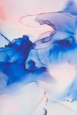 Blue Marble Print Bardot Midi Dress -Dazzle Dresses 00100038685 ZS