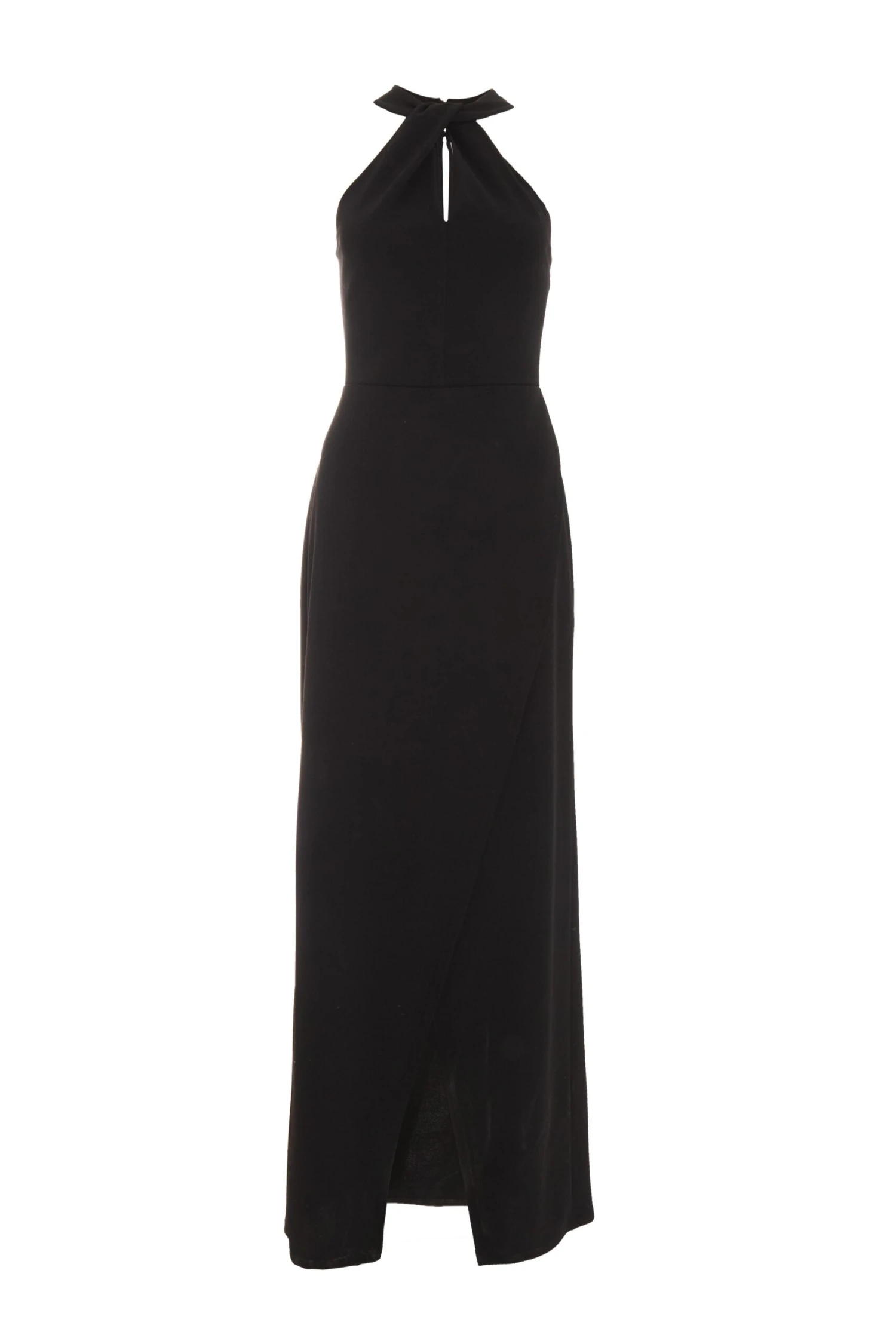 Black Cross Front Maxi Dress 1 Black Cross Front Maxi Dress