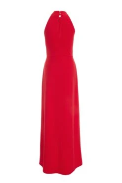 Red Cross Front Maxi Dress -Dazzle Dresses 00100038872 ZB